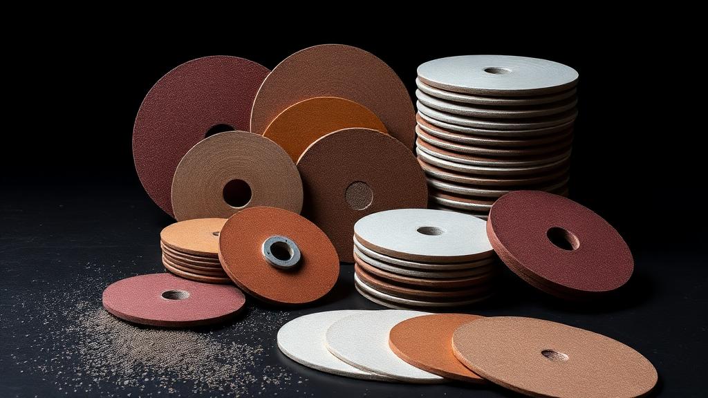 Fotografía de producto de lijas y discos abrasivos preparada para las fichas de Amazon.